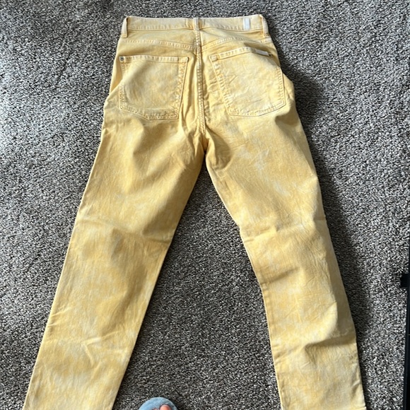 7 for all mankind yellow denim - Picture 6 of 6